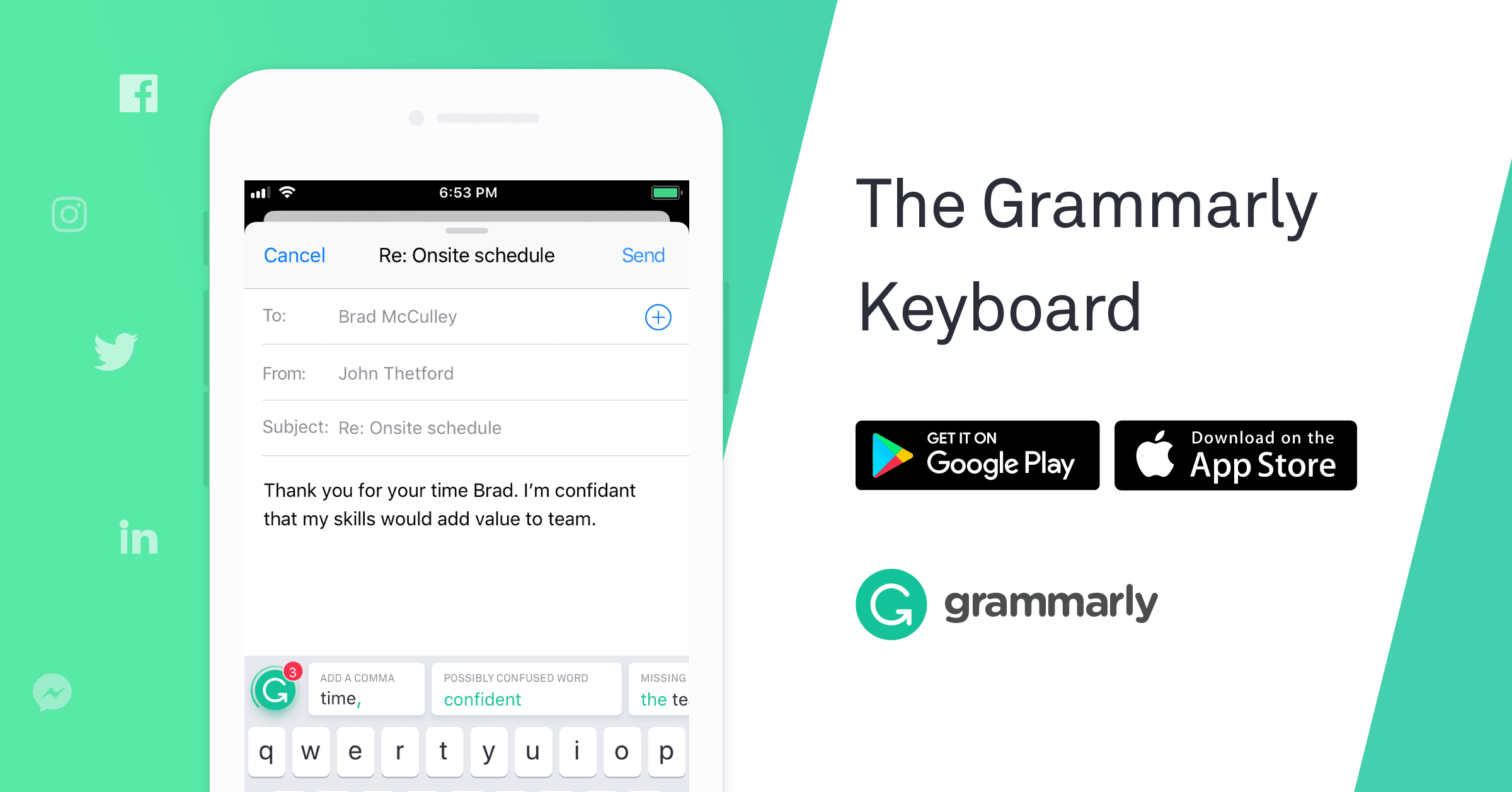 The Grammarly Keyboard Grammarly