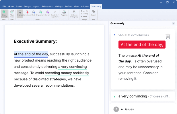 does grammarly work with microsoft word