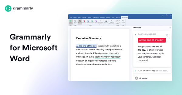 Grammarly for Microsoft Office